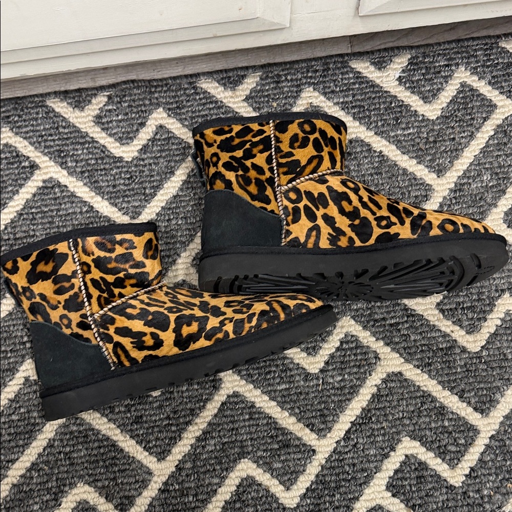 UGG Leopard Print Winter Boots